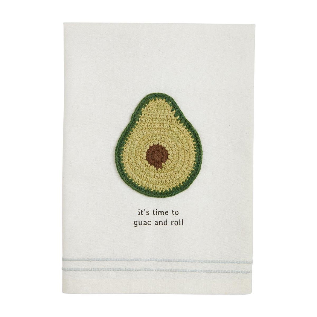 Avocado Crochet Towel