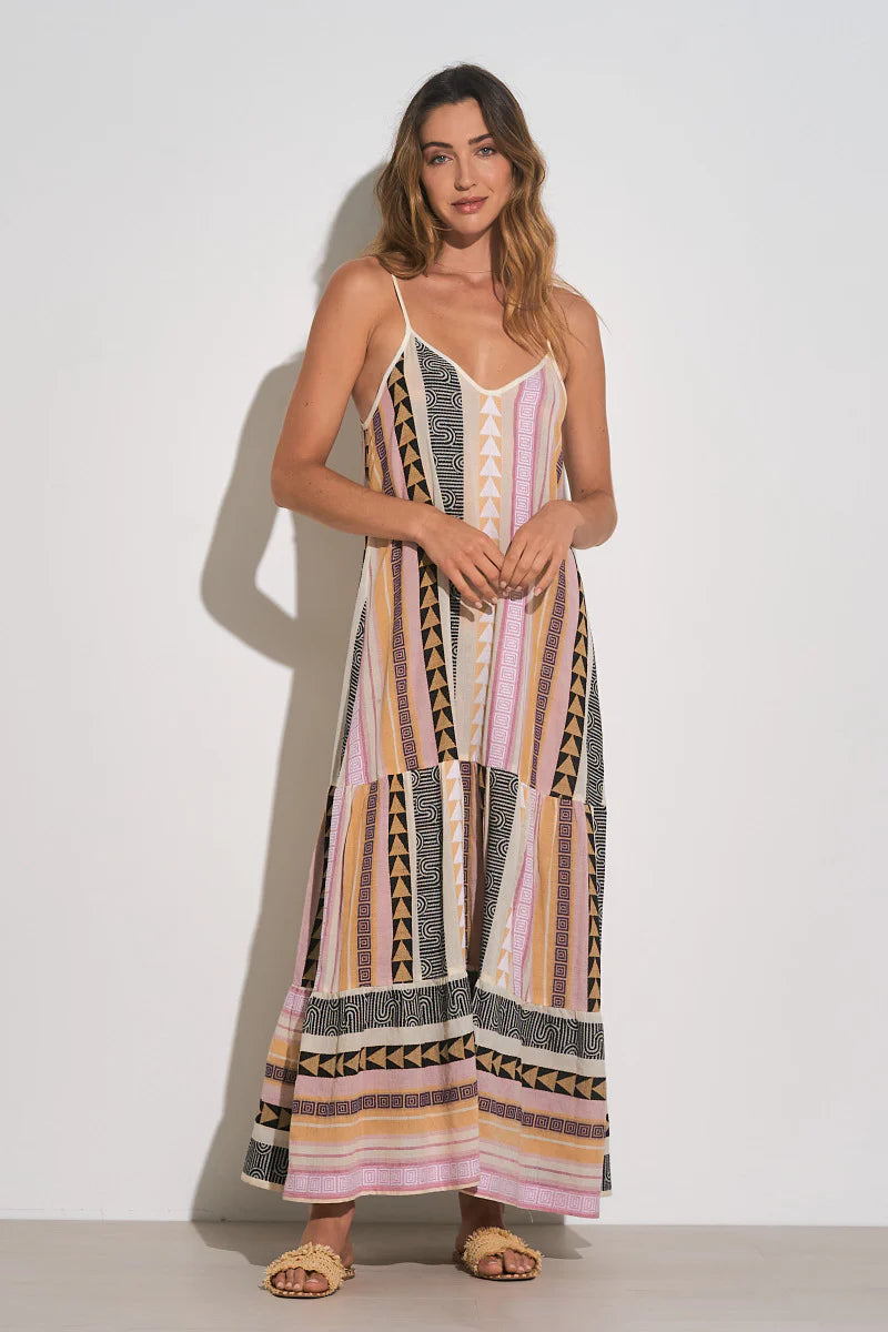 Printed Maxi Dress- 3 Sizes