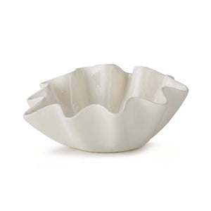 Ceramic Ruffle Bowl
