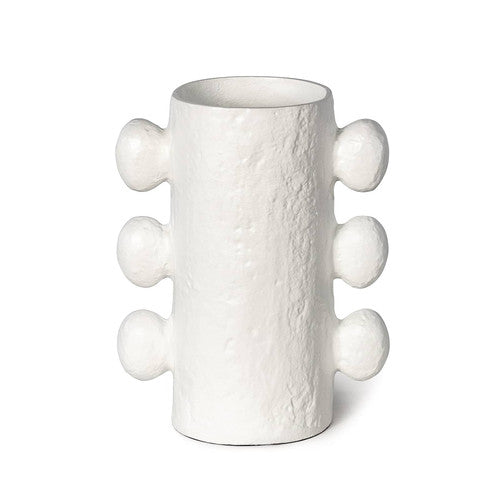 White Metal Vases