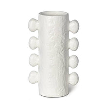 Load image into Gallery viewer, White Metal Vases
