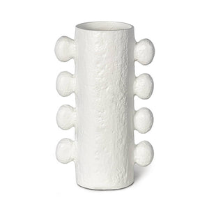White Metal Vases
