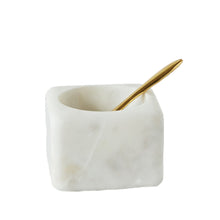 Load image into Gallery viewer, Marble Salt Cellar with Spoon
