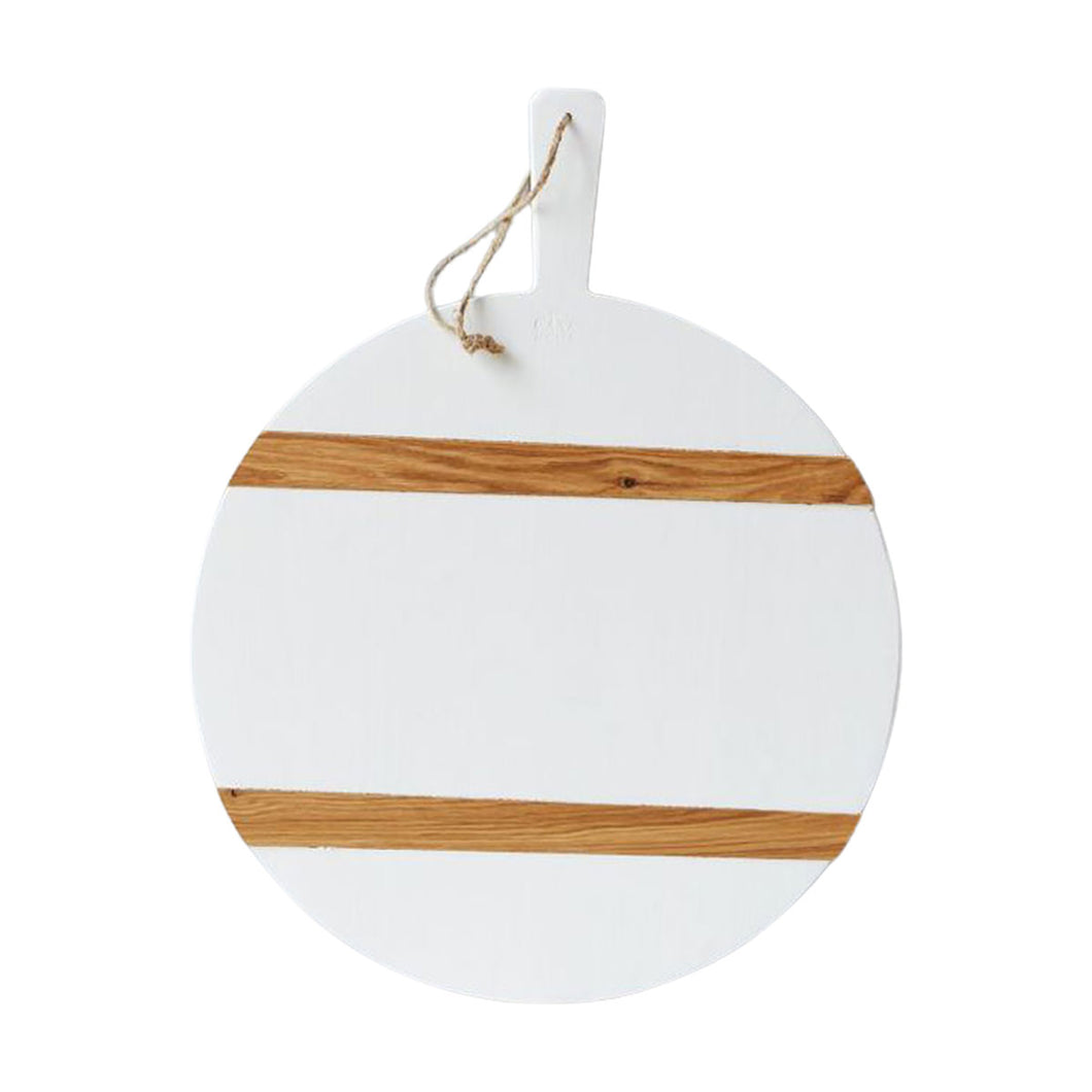 Round Color Blocked Charcuterie Board