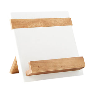 White Mod Cookbook and iPad Stand